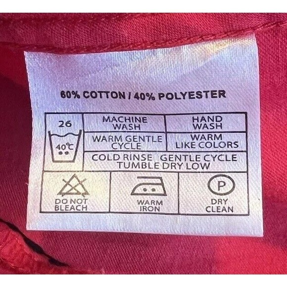 Lanzó Couture Men's Button Up Dress Shirt Western Vibes Red Size L - Picture 9 of 11